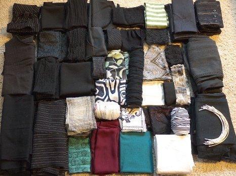 Fabric archive after sorting
