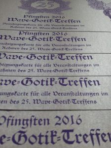 Ticket für das WGT 2016