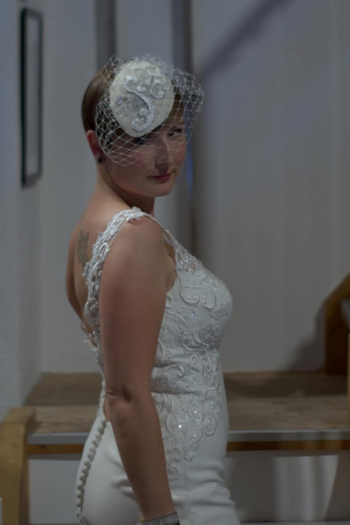 Real Bride Fascinator von Faunauge