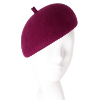 Béret Leni in Fuchsie von Faunauge aus Leipzig