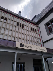 Bühneneingang Theater Zwickau