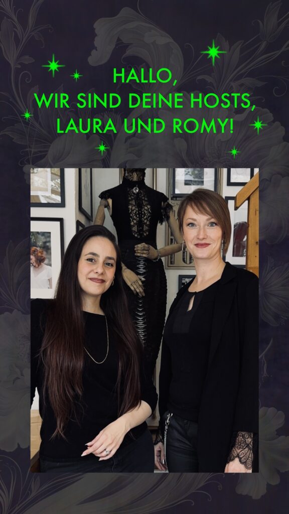 Modedesignerin Laura Krettek von Lauramo und Modistin Romy Marienfeld von Faunauge